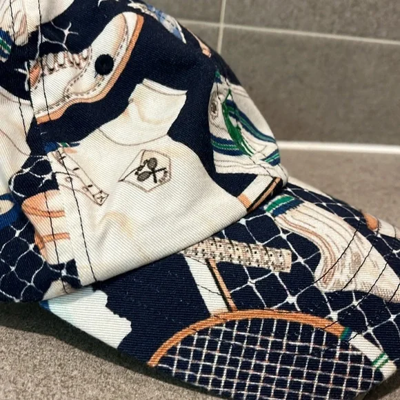 Polo Ralph Lauren Wimbledon Tennis Hat Cap Strap Back One Size - Picture 3 of 16